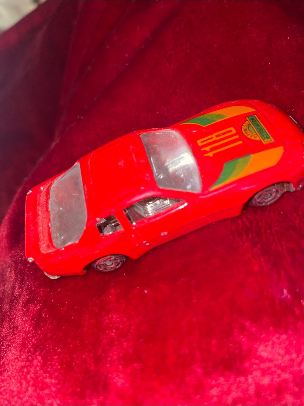 Red Kids Toy Race Car - Bright Red Die-Cast Vehicle
